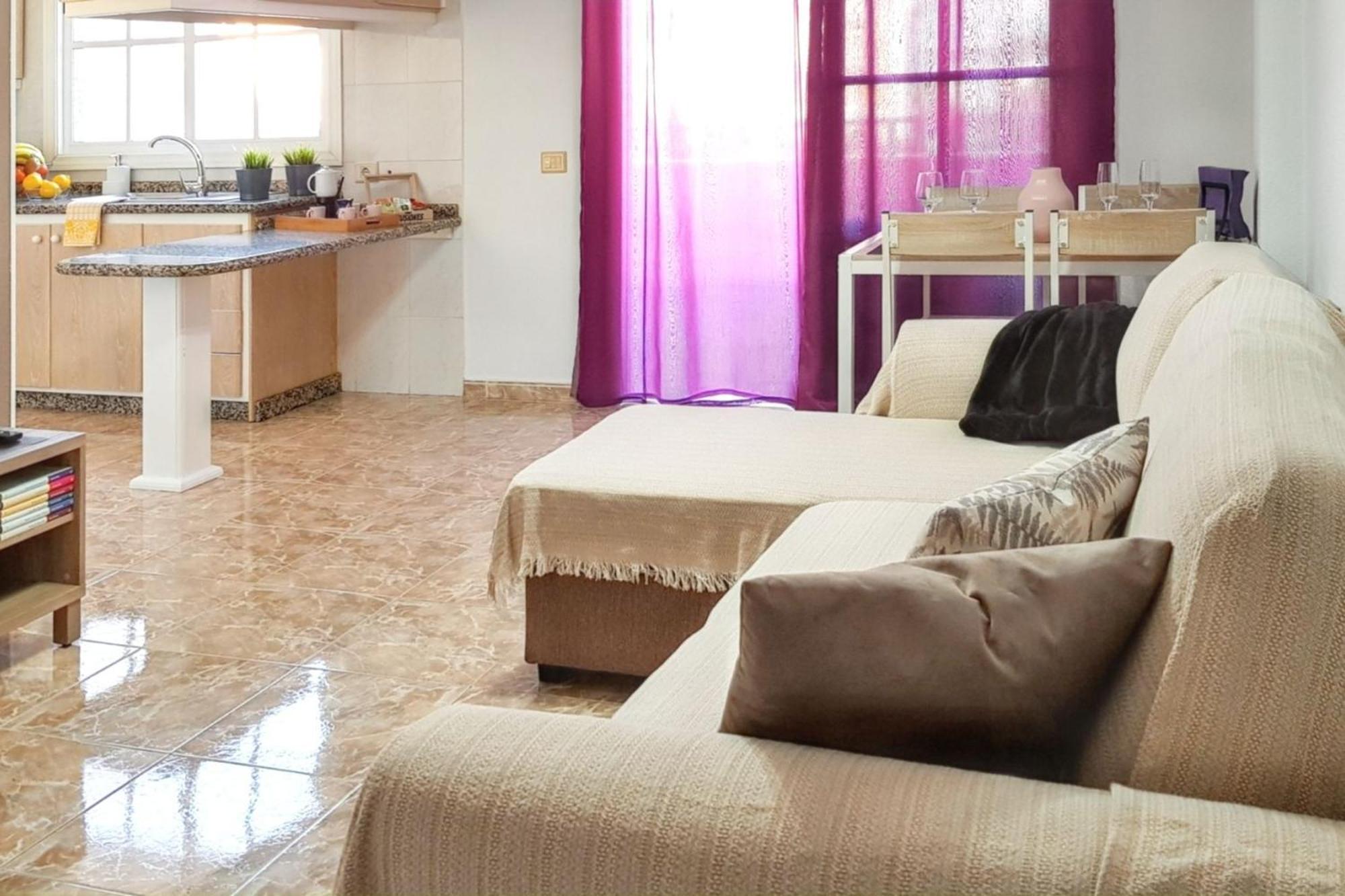 Bright Apartment In Puerto De Santiago 65 M² Terrace エクステリア 写真