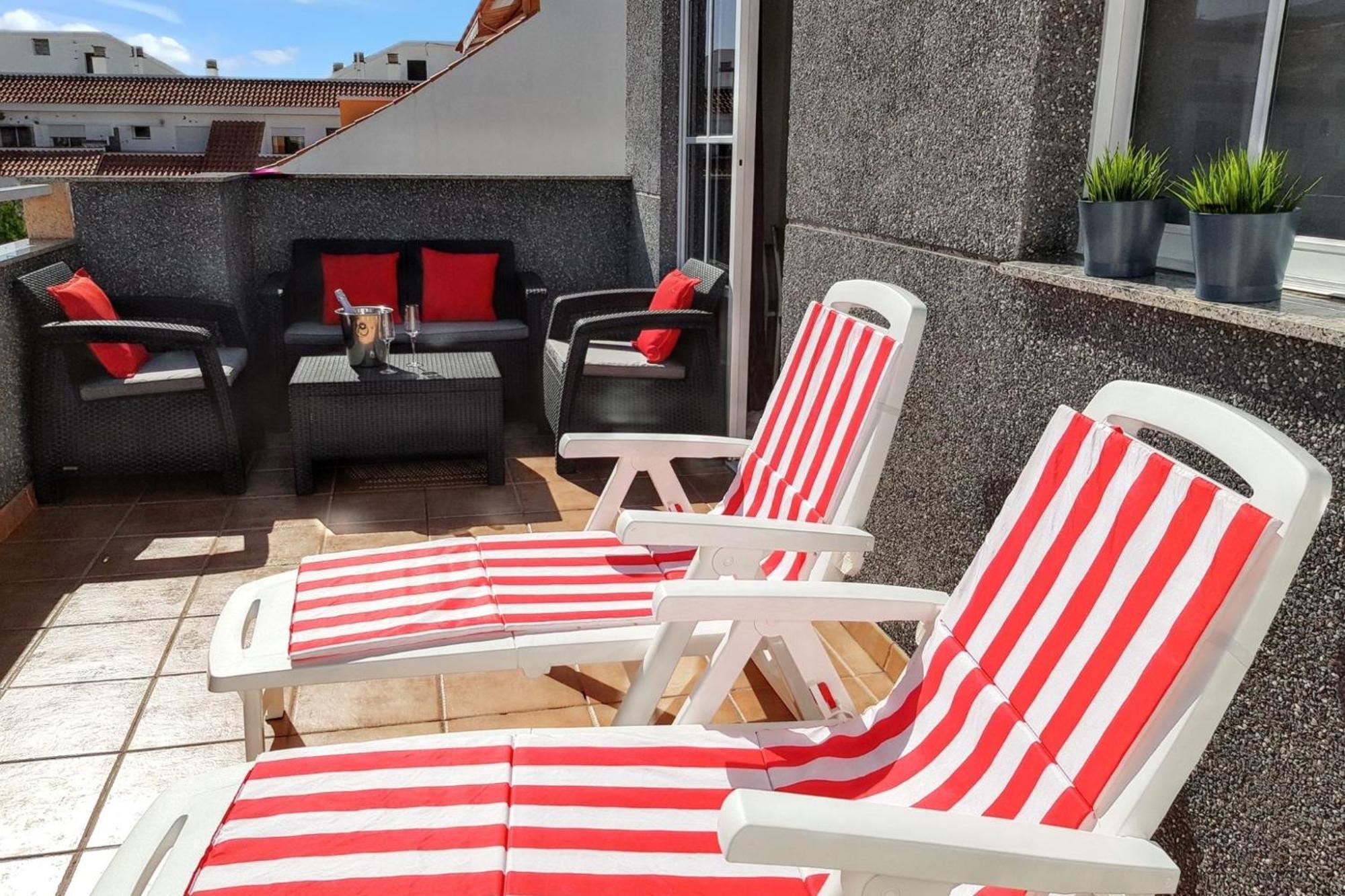 Bright Apartment In Puerto De Santiago 65 M² Terrace エクステリア 写真